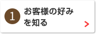 お客様の好みを知る